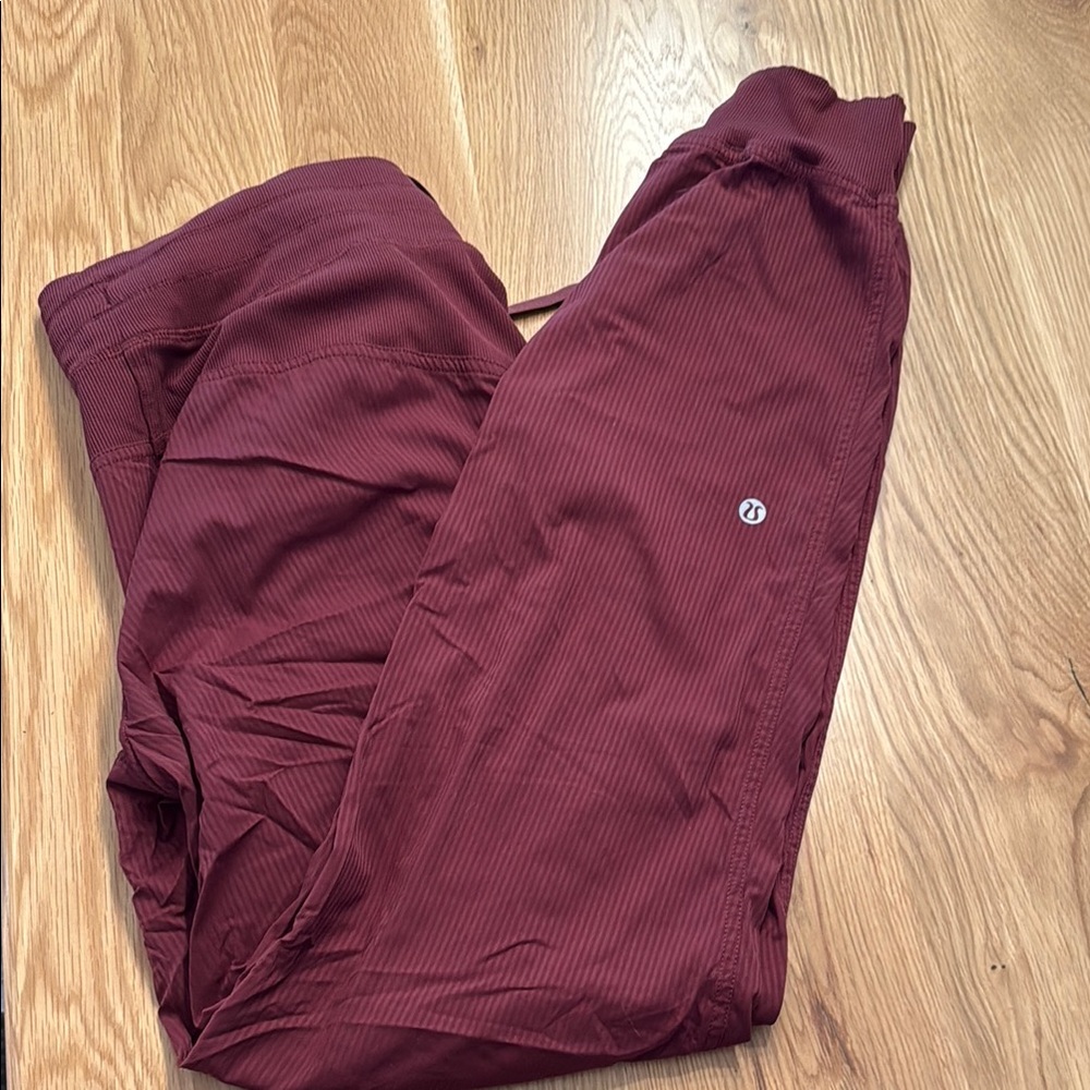 lululemon athletica Burgundy Track Pants
